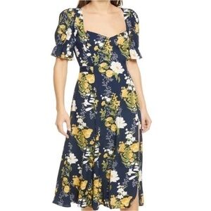 Reformation Dulcie Midi Dress Graciella Floral